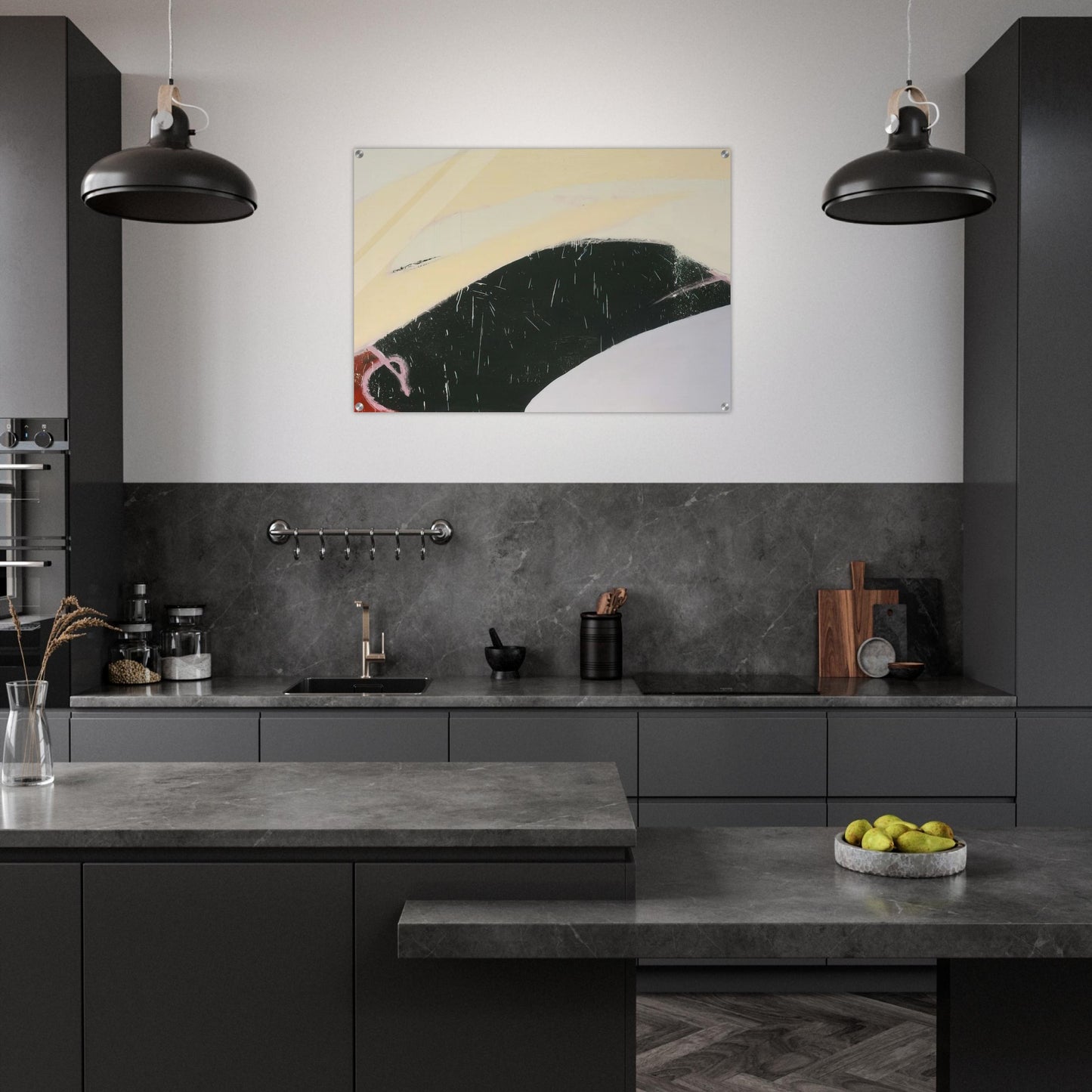 Acheron - 1971 - Norman Bluhm Acrylic Print - 70x100 cm / 28x40″ inches