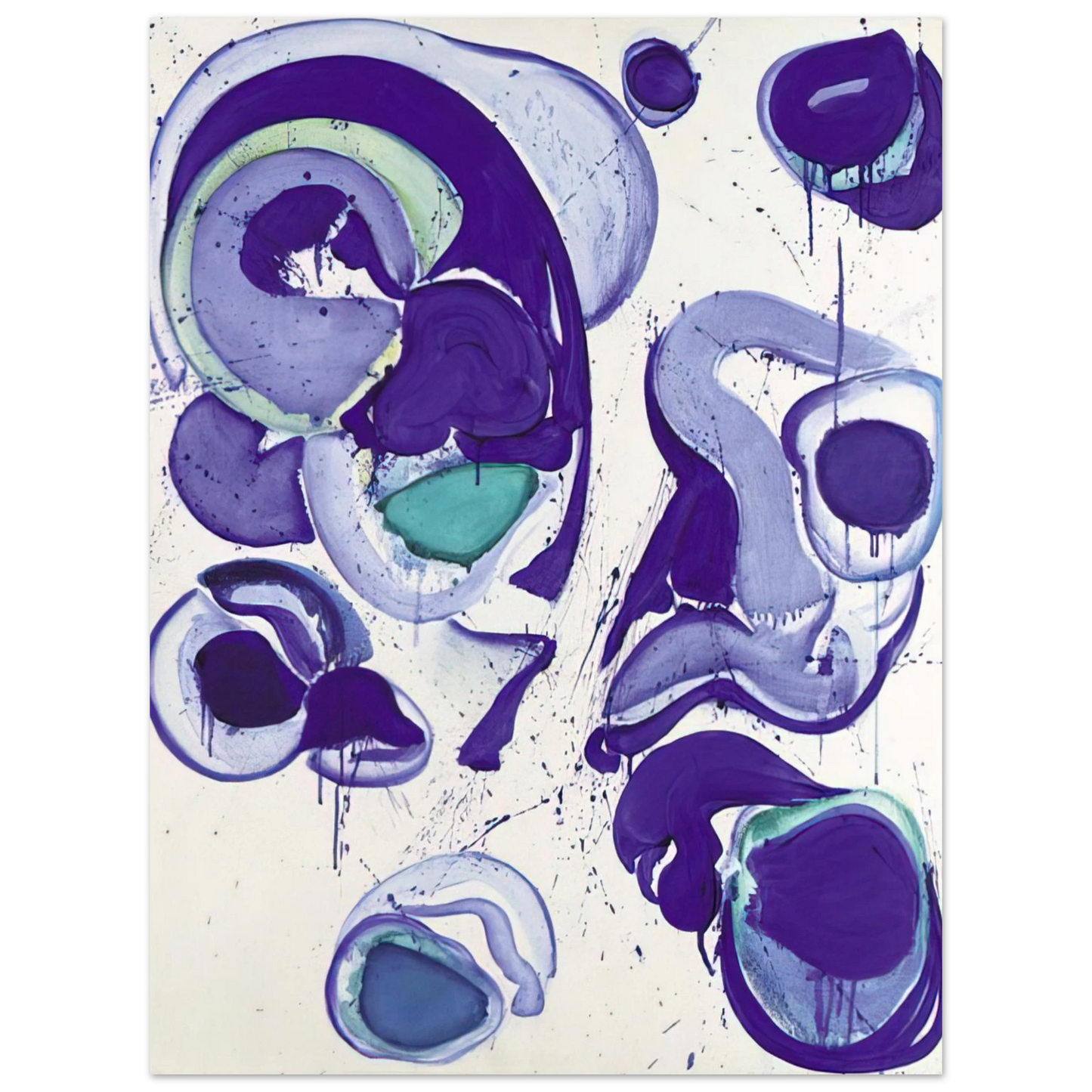 Sam Francis - Blue 75x100 cm / 30x40inches Fine Art Poster