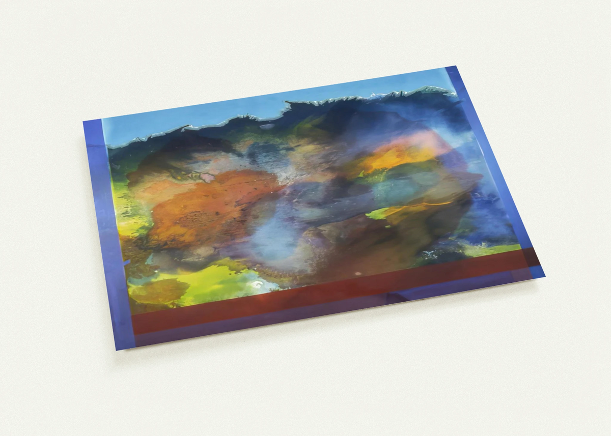 Ocean Unconscious - 1985 By Ronnie Landfield Pack of 10 Post Cards | Ronnie Landfield Post Cards | A6 (10.5 x 14.8 cm) - 4.1 x 5.8 inches