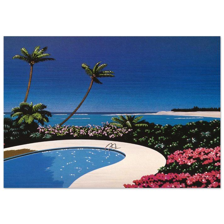 Fall of Sound - Hiroshi Nagai Brushed Aluminum Print - 70x100 cm / 28x40 inches | Hiroshi Nagai Aluminum Print | Hiroshi Nagai Prints
