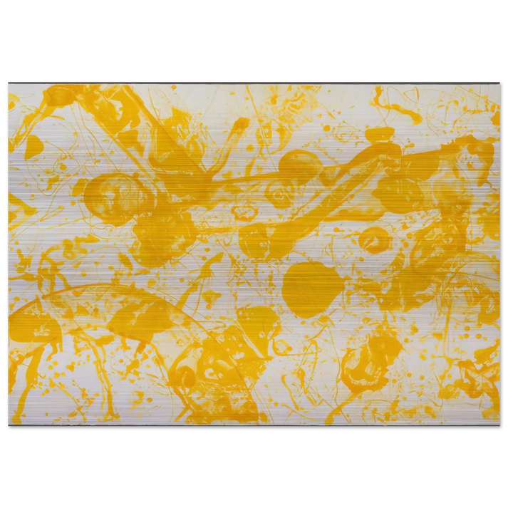Beaudelaire - Sam Francis Brushed Aluminum Print - 70x100 cm / 28x40 inches | Sam Francis Aluminum Print | Sam Francis Prints