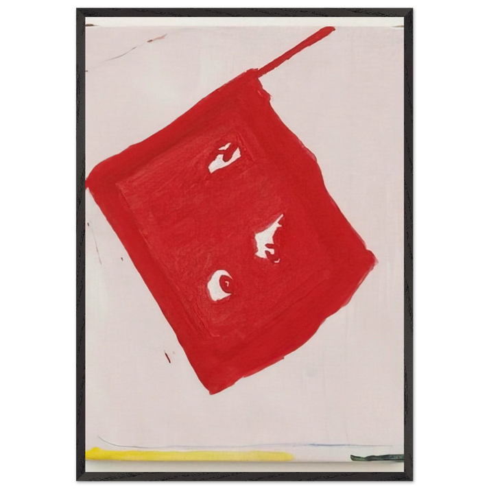 Turkish 1 May - 2009 N2 - Raoul De Keyser 70x100 cm / 28x40 inches Framed Art Print – Black Wooden Frame