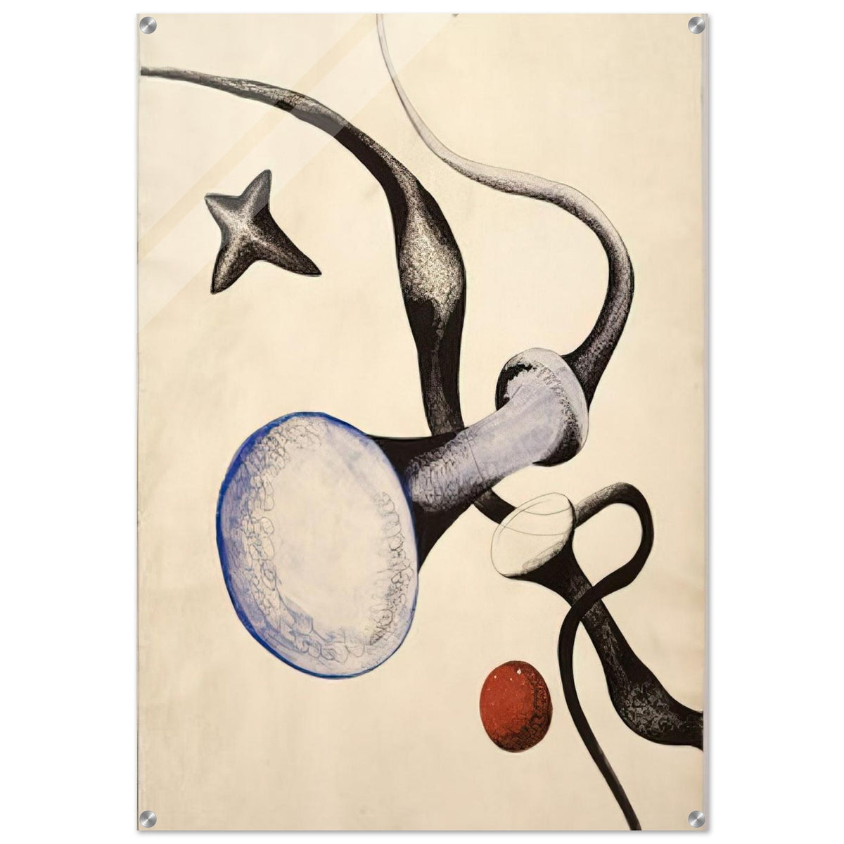 UNTITLED 1932 - Alexander Calder Acrylic Print - 70x100 cm / 28x40″ inches | Alexander Calder Wall Art | Alexander Calder Prints