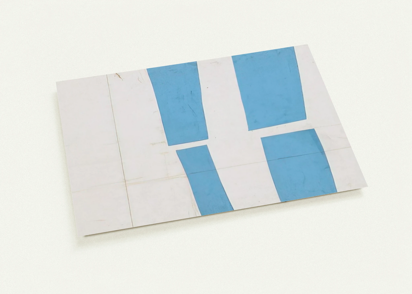 Blue and White By Ellsworth Kelly Pack of 10 Post Cards | Ellsworth Kelly Post Cards | A6 (10.5 x 14.8 cm) - 4.1 x 5.8 inches