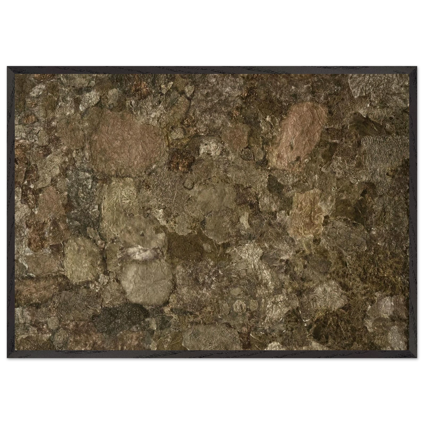 SOUL OF THE UNDERGROUND 1959 - Jean Dubuffet 70x100 cm / 28x40 inches Framed Art Print – Black Wooden Frame