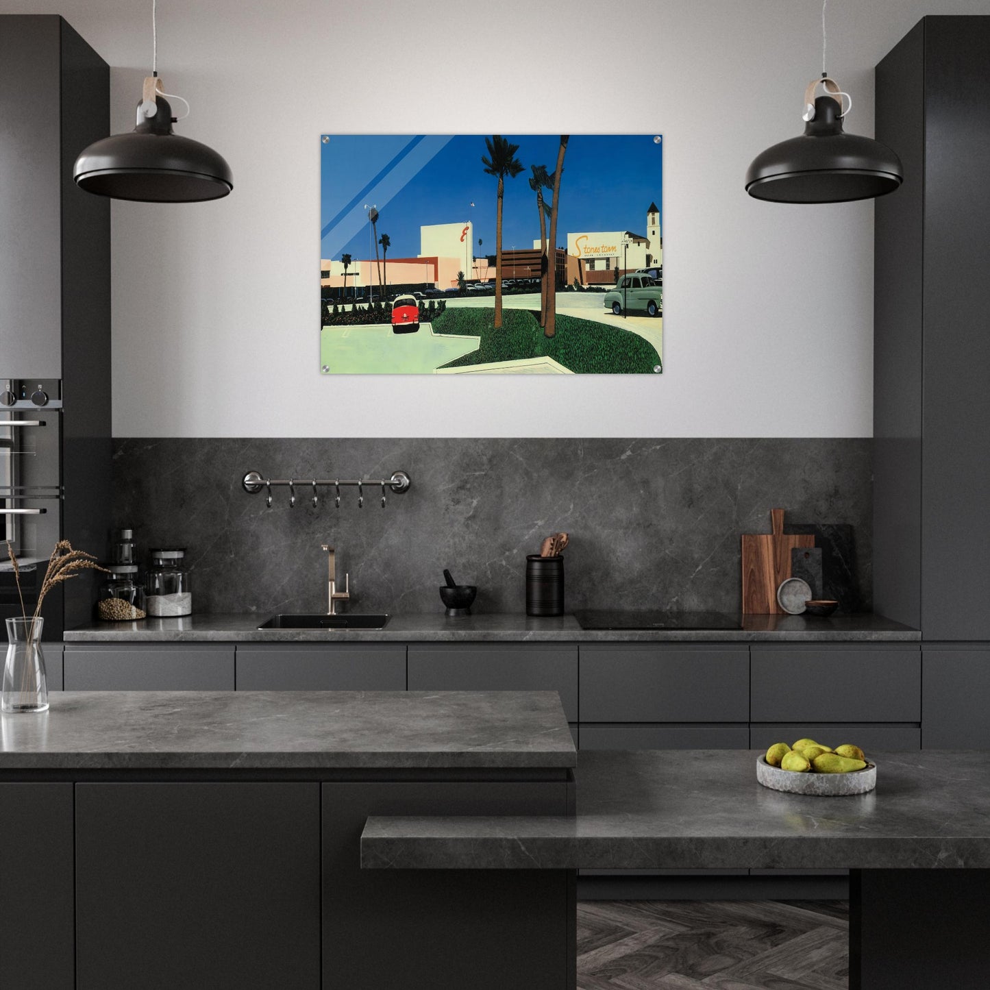 In the beginning Stonestown - Hiroshi Nagai Acrylic Print - 70x100 cm / 28x40″ inches | Hiroshi Nagai Wall Art | Hiroshi Nagai Prints