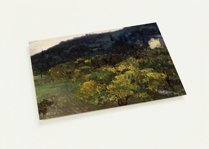 Landscape near Grasse By John Singer Sargent Pack of 10 Post Cards | John Singer Sargent Post Cards | A6 (10.5 x 14.8 cm) - 4.1 x 5.8 inches