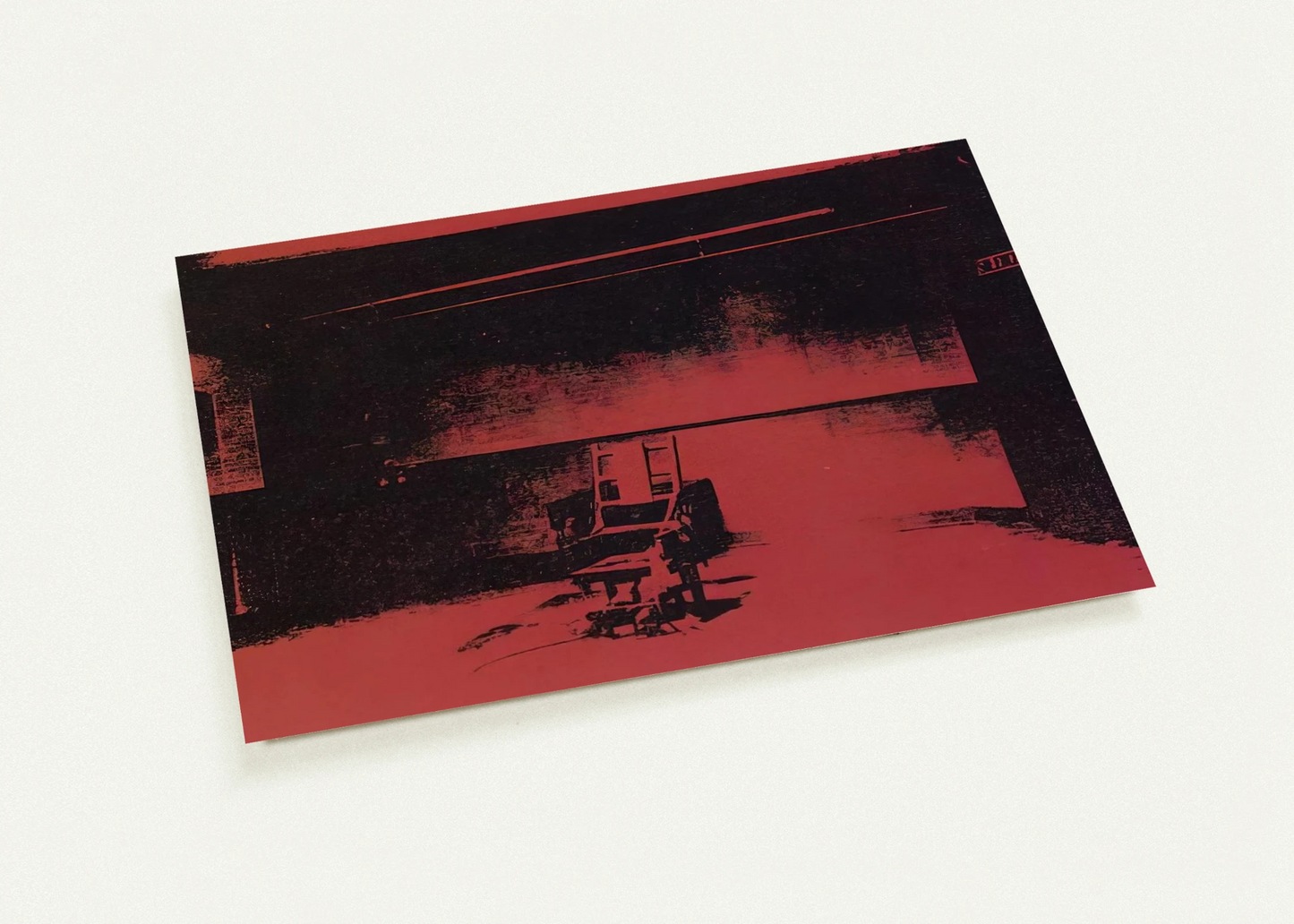 Early electric chair By Andy Warhol Pack of 10 Post Cards | Andy Warhol Post Cards | A6 (10.5 x 14.8 cm) - 4.1 x 5.8 inches