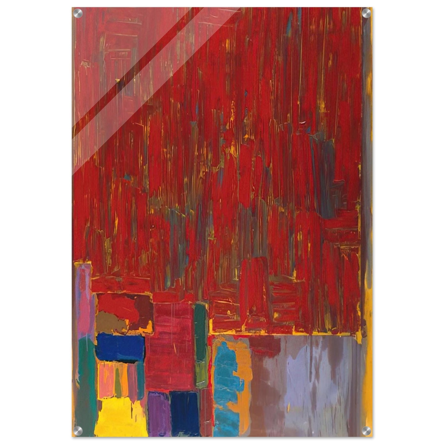 Saracen - 1977 - John Hoyland Acrylic Print - 70x100 cm / 28x40″ inches | John Hoyland Wall Art | John Hoyland Prints