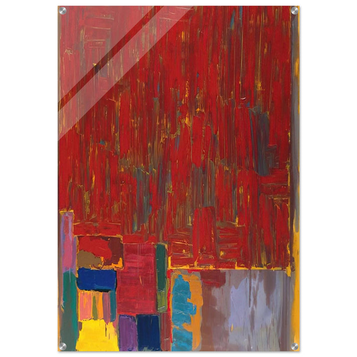 Saracen - 1977 - John Hoyland Acrylic Print - 70x100 cm / 28x40″ inches | John Hoyland Wall Art | John Hoyland Prints