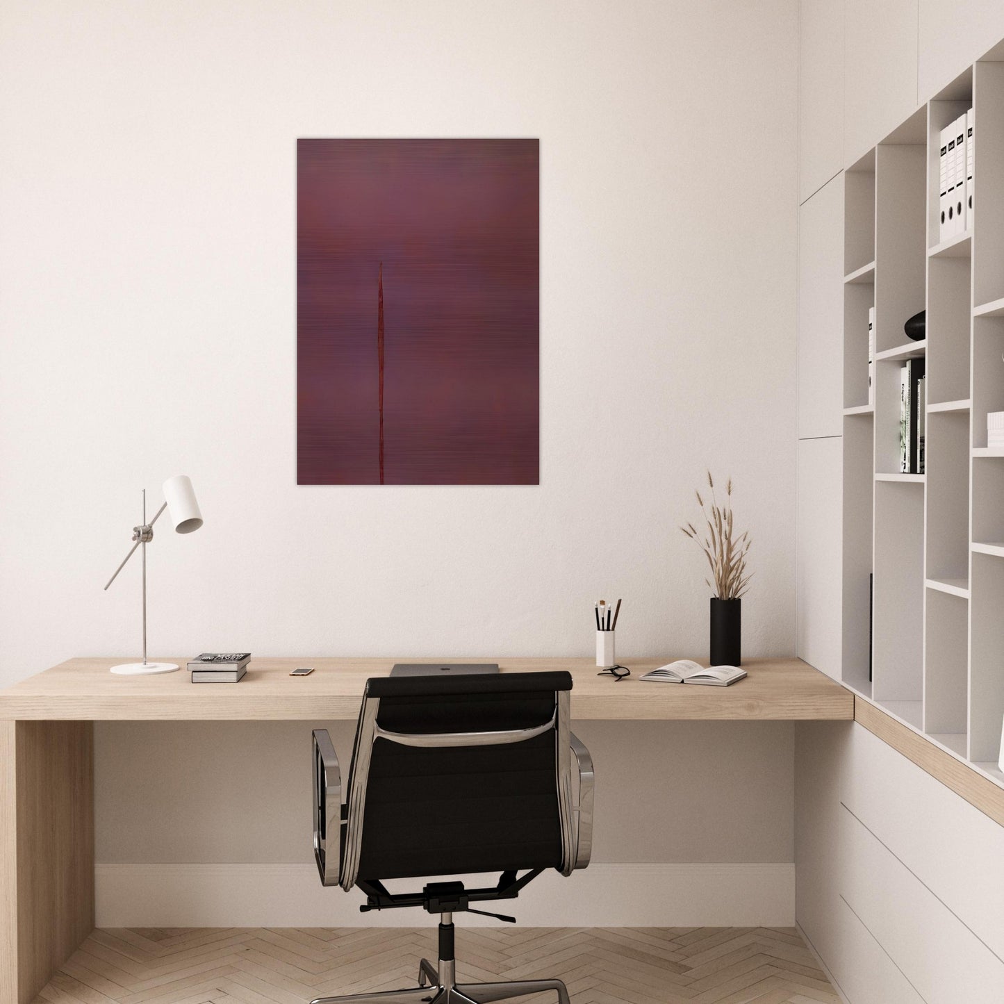 Untitled - 1971 - Theodoros Stamos Brushed Aluminum Print - 70x100 cm / 28x40 inches | Theodoros Stamos Aluminum Print | Theodoros Stamos Prints