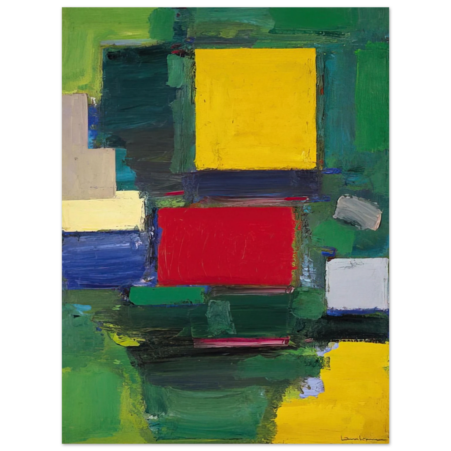 Hans Hofmann - The Gate 75x100 cm / 30x40inches Fine Art Poster