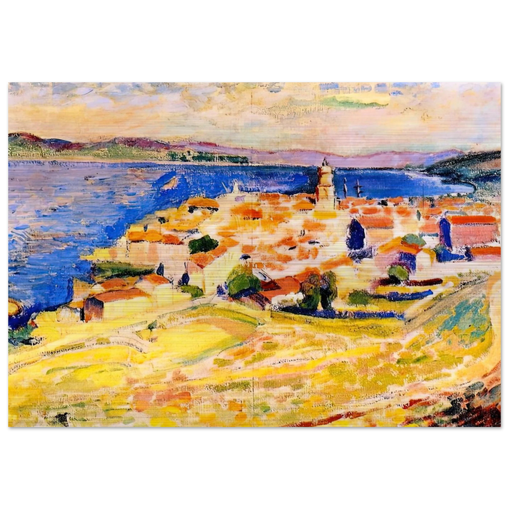 VIEW OF SAINT TROPEZ 1904 - Henri Matisse Brushed Aluminum Print - 70x100 cm / 28x40 inches | Henri Matisse Aluminum Print | Henri Matisse Prints