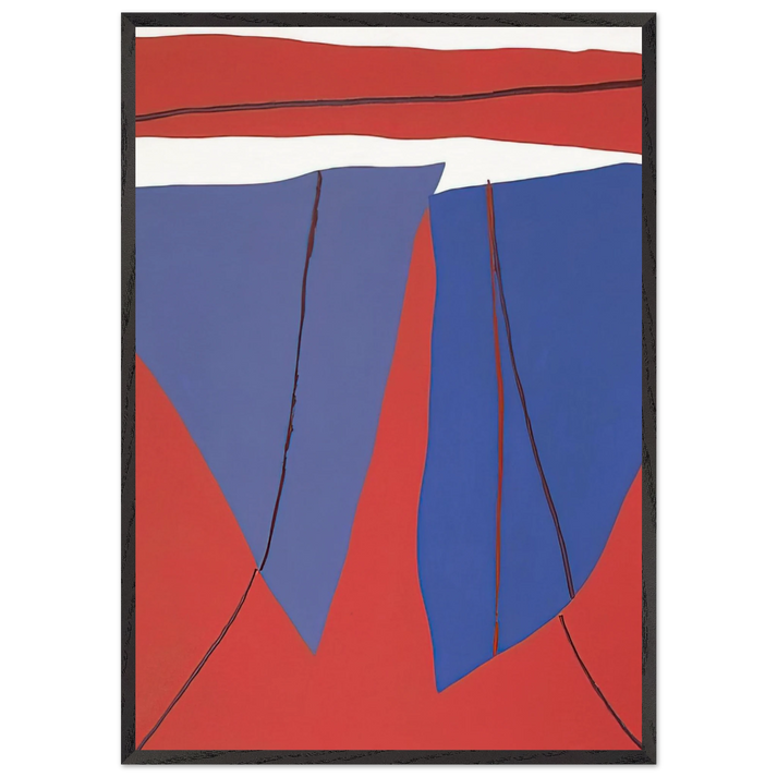 Spring - 1984 - Ray Parker 70x100 cm / 28x40 inches Framed Art Print – Black Wooden Frame