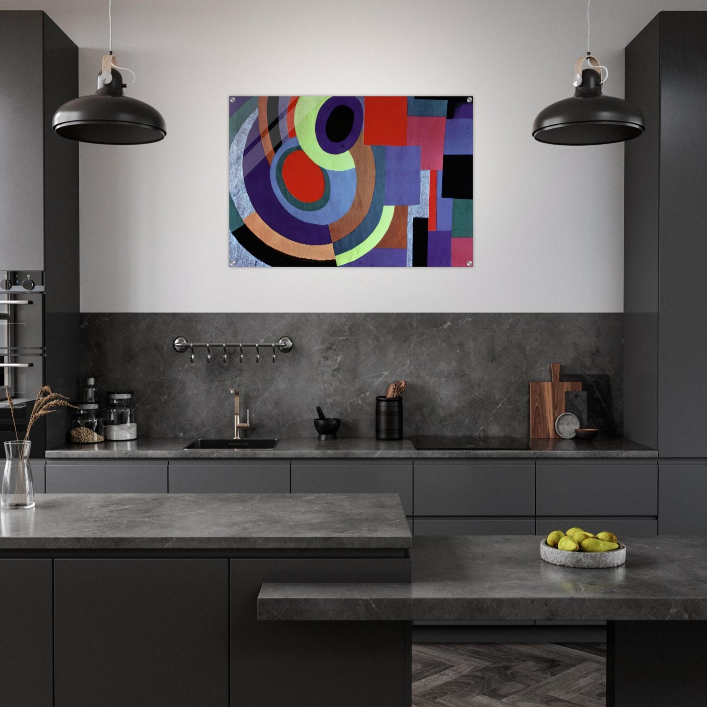 ICARUS - Sonia Delaunay Acrylic Print - 70x100 cm / 28x40″ inches | Sonia Delaunay Wall Art | Sonia Delaunay Prints