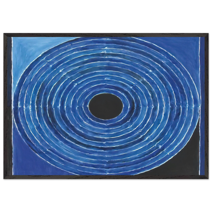 Bindu - Abstract Art - S H Raza 70x100 cm / 28x40 inches Framed Art Print – Black Wooden Frame