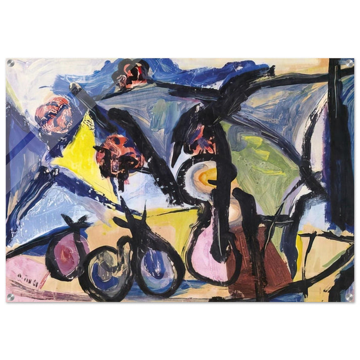 Abstract Still Life - 1950 - Walasse Ting Acrylic Print - 70x100 cm / 28x40″ inches