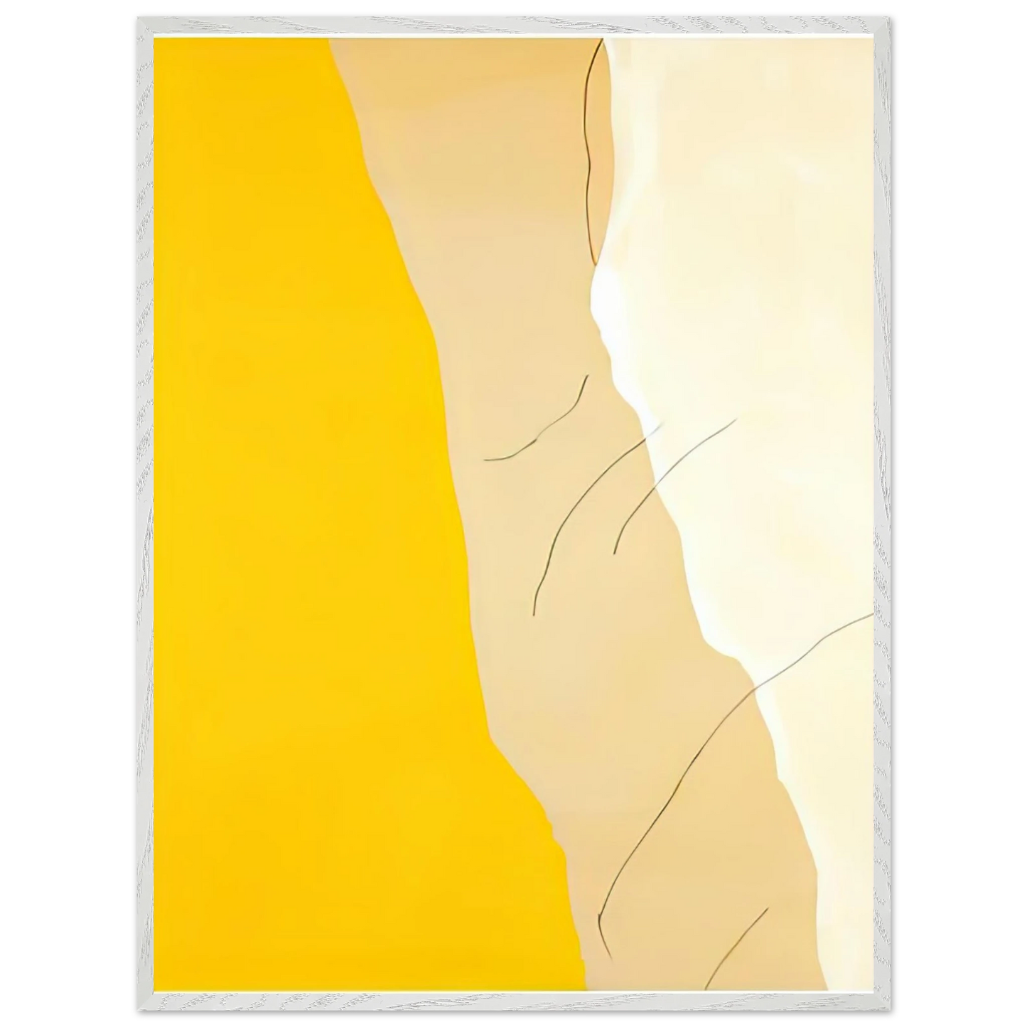 Helen Frankenthaler - Mornings, 1971- Wall Art - 60x80 cm / 24x32 inches - Premium Wooden Framed Poster With Fine Art Paper-canvas - Wood frame