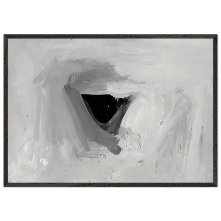 Jay DeFeoBIGEaster Lily - Jay DeFeo 70x100 cm / 28x40 inches Framed Art Print – Black Wooden Frame