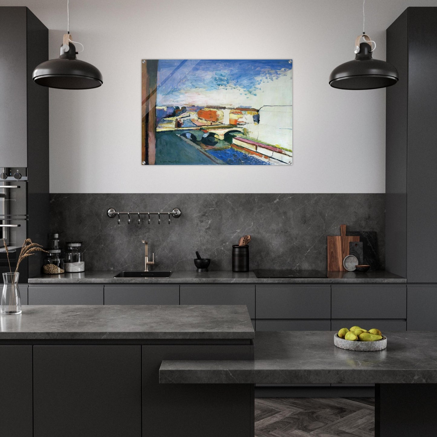 PONT SAINT MICHEL IN PARIS - Henri Matisse Acrylic Print - 70x100 cm / 28x40″ inches | Henri Matisse Wall Art | Henri Matisse Prints