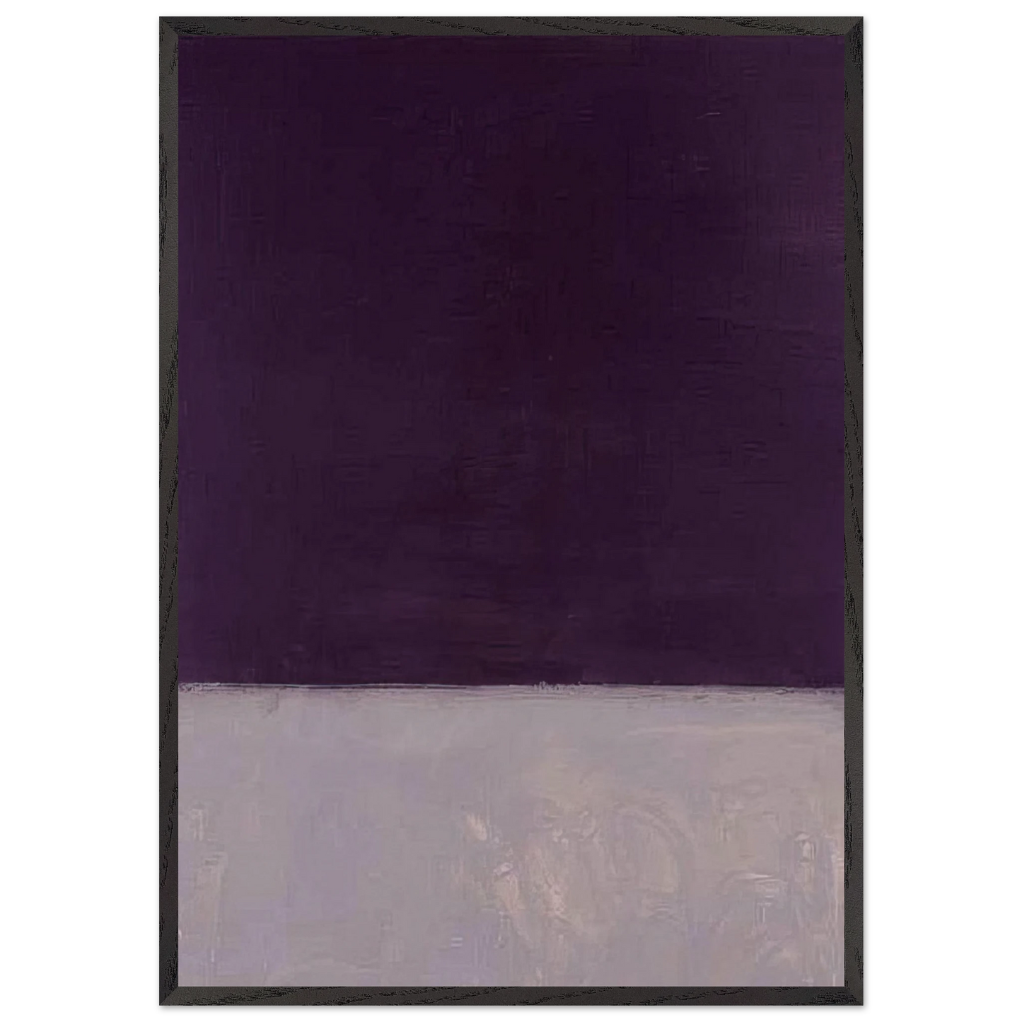 Untitled Black and Gray - 1970 - Mark Rothko 70x100 cm / 28x40 inches Framed Art Print – Black Wooden Frame