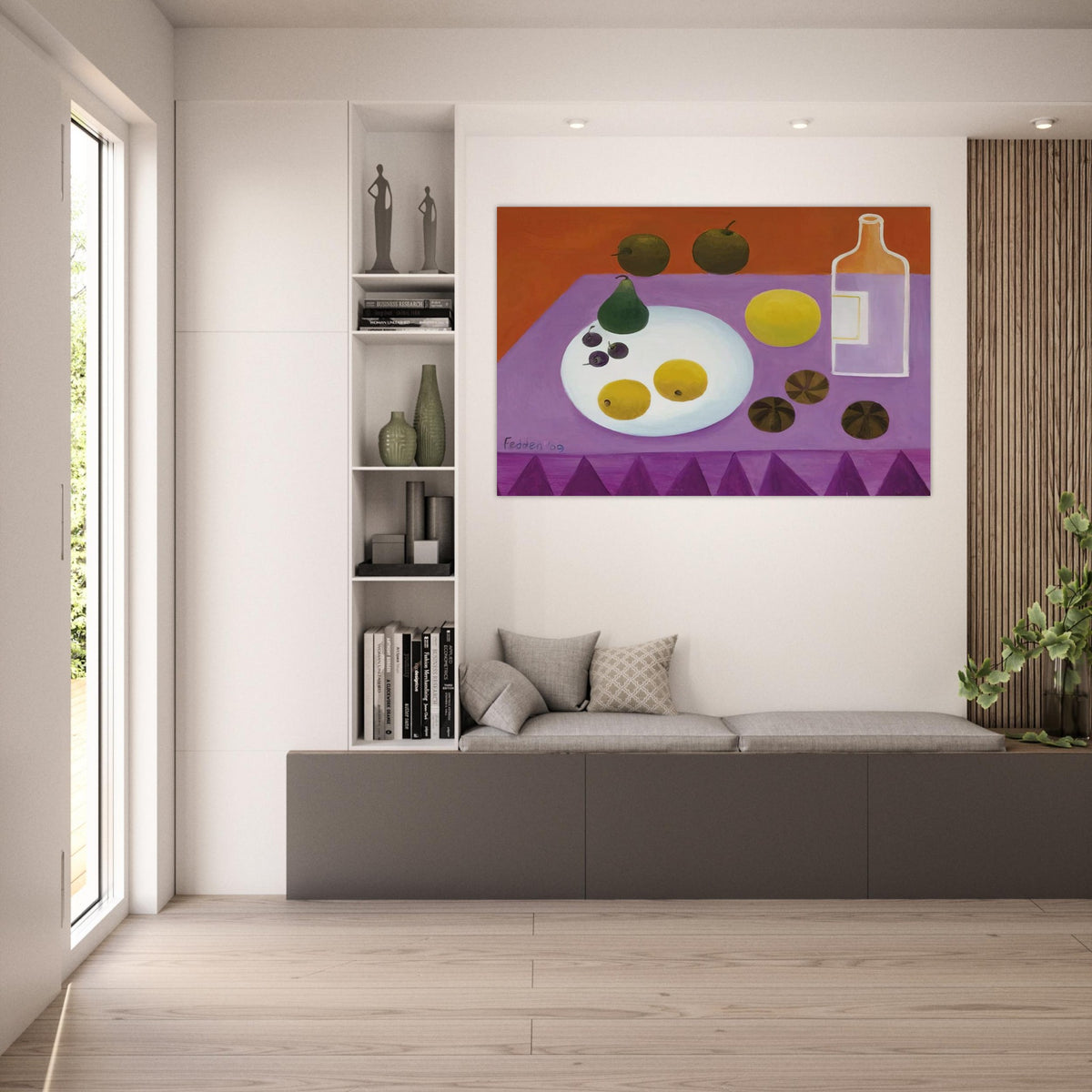 Fruit - 2009 - Mary Fedden Art Prints - 100x150 cm / 40x60″ inches | Mary Fedden Poster | Mary Fedden Prints