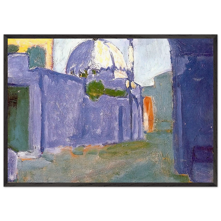 LE MARABOUT 1912 - Henri Matisse 70x100 cm / 28x40 inches Framed Art Print – Black Wooden Frame