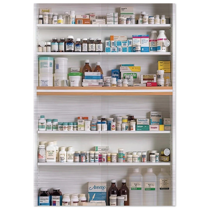 BODIES 1989 - Damien Hirst Brushed Aluminum Print - 70x100 cm / 28x40 inches | Damien Hirst Aluminum Print | Damien Hirst Prints