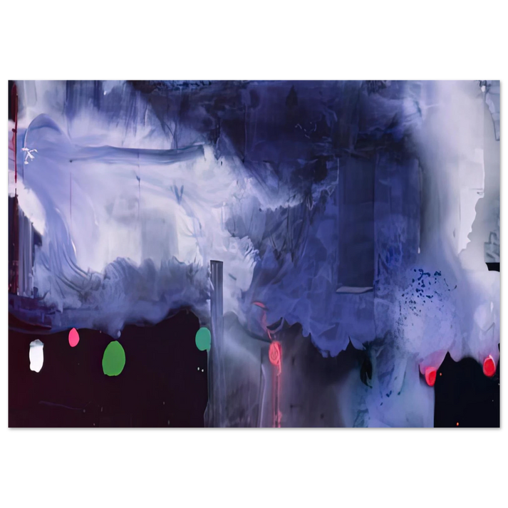 Helen Frankenthaler - Star Gazing, 1989- Wall Art - 30x40 cm / 12x16 inches - Premium Wooden Framed Poster With Fine Art Paper-canvas - Wood frame