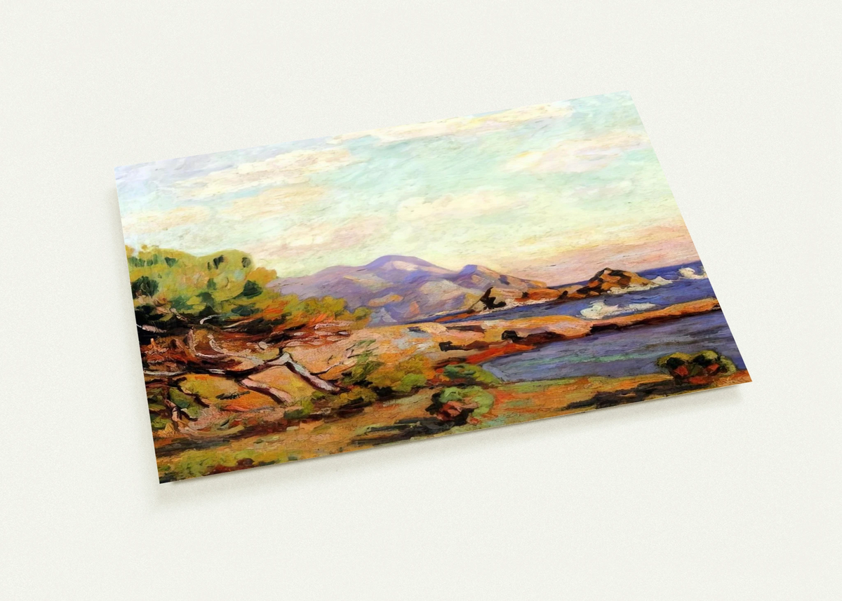 La Pointe du Lou Gaou - 1911 By Armand Guillaumin Pack of 10 Post Cards | Armand Guillaumin Post Cards | A6 (10.5 x 14.8 cm) - 4.1 x 5.8 inches