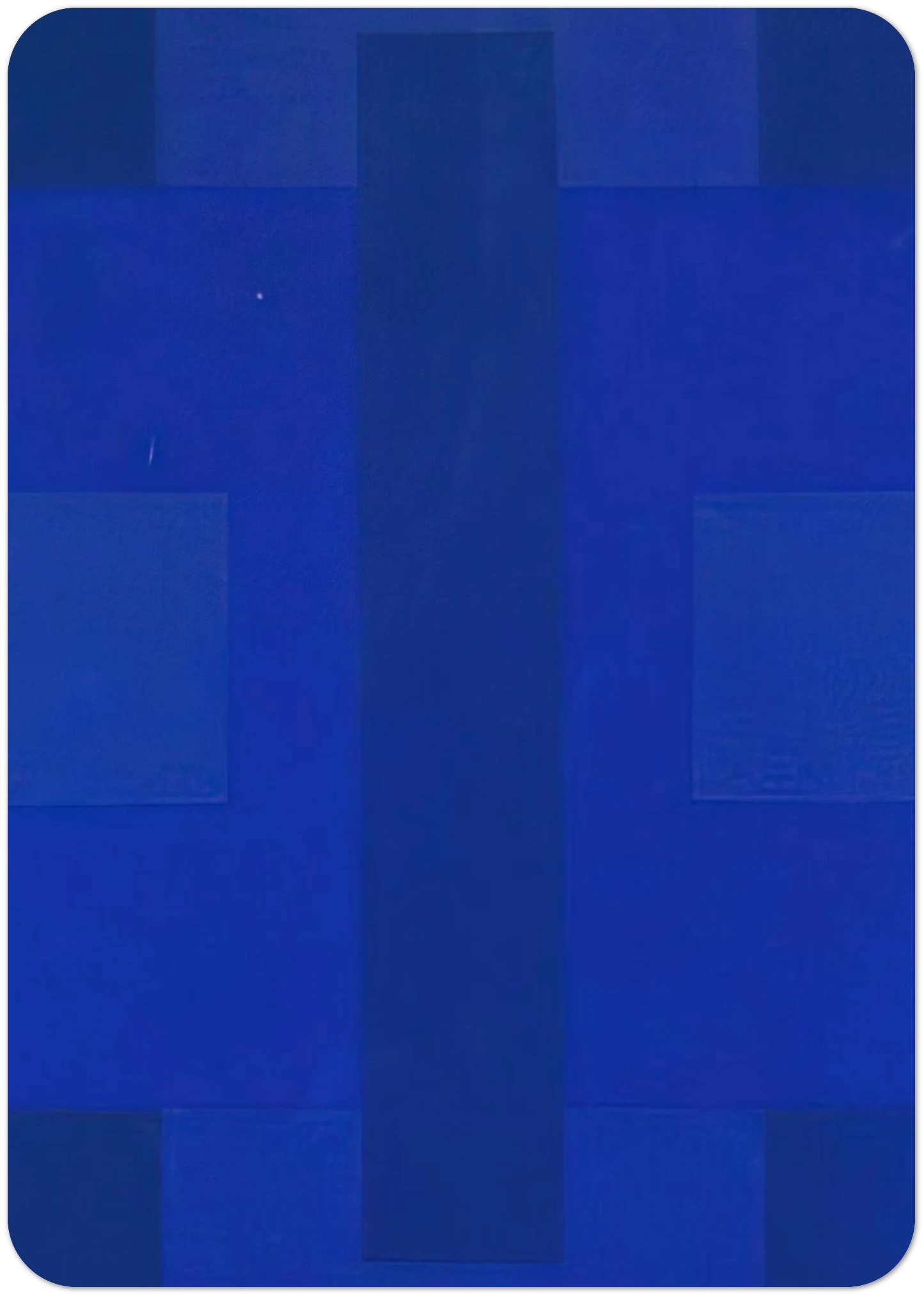 Blue Painting - 1953 By Ad Reinhardt Pack of 10 Post Cards | Ad Reinhardt Post Cards | A6 (10.5 x 14.8 cm) - 4.1 x 5.8 inches