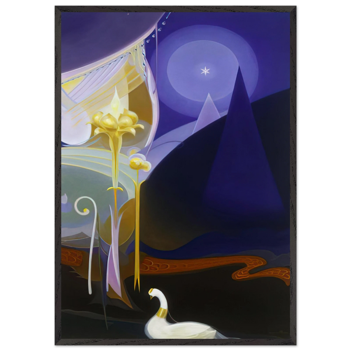 Untitled - 1931 - Agnes Lawrence Pelton 70x100 cm / 28x40 inches Framed Art Print – Black Wooden Frame
