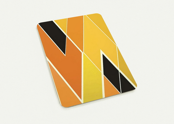 Double Diamond - Hard Edge Painting By Larry Zox Pack of 10 Post Cards | Larry Zox Post Cards | A6 (10.5 x 14.8 cm) - 4.1 x 5.8 inches
