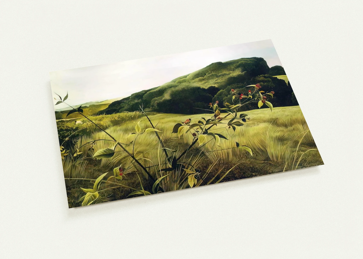 BLACKBERRY PICKER By Andrew Wyeth Pack of 10 Post Cards | Andrew Wyeth Post Cards | A6 (10.5 x 14.8 cm) - 4.1 x 5.8 inches