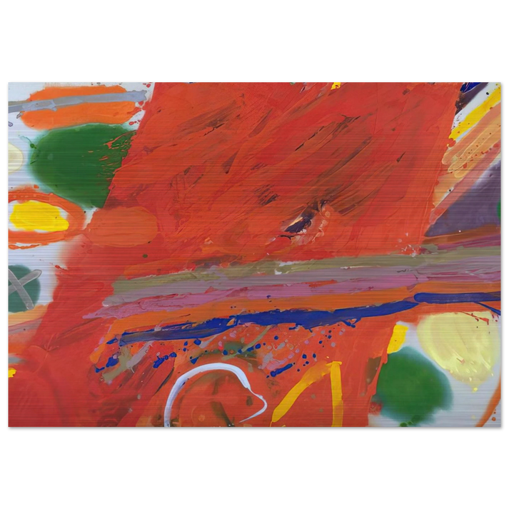 Empress - 1982 - Albert Irvin Brushed Aluminum Print - 70x100 cm / 28x40 inches | Albert Irvin Aluminum Print | Albert Irvin Prints