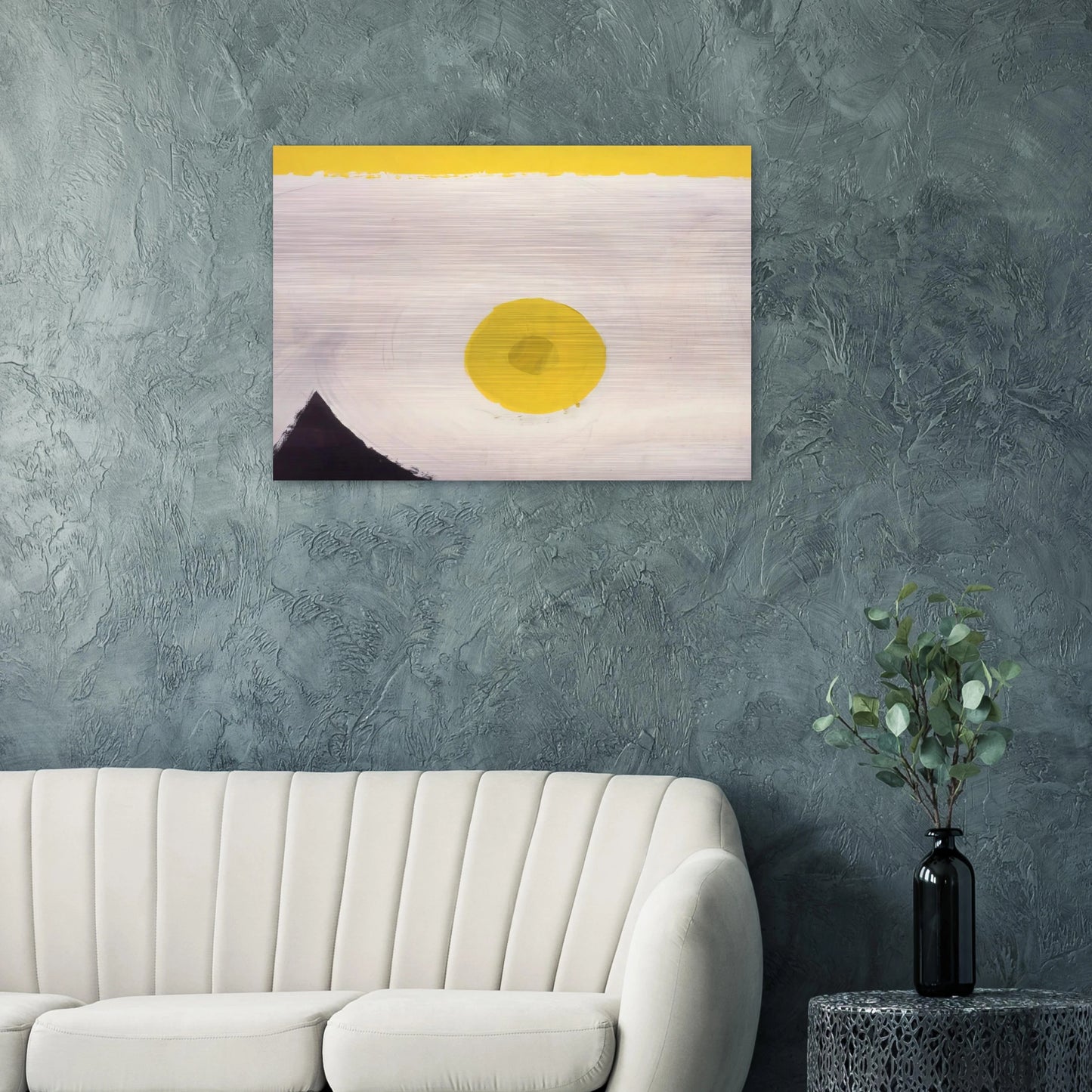 Untitled F 60-1 - Al Held Brushed Aluminum Print - 70x100 cm / 28x40 inches | Al Held Aluminum Print | Al Held Prints