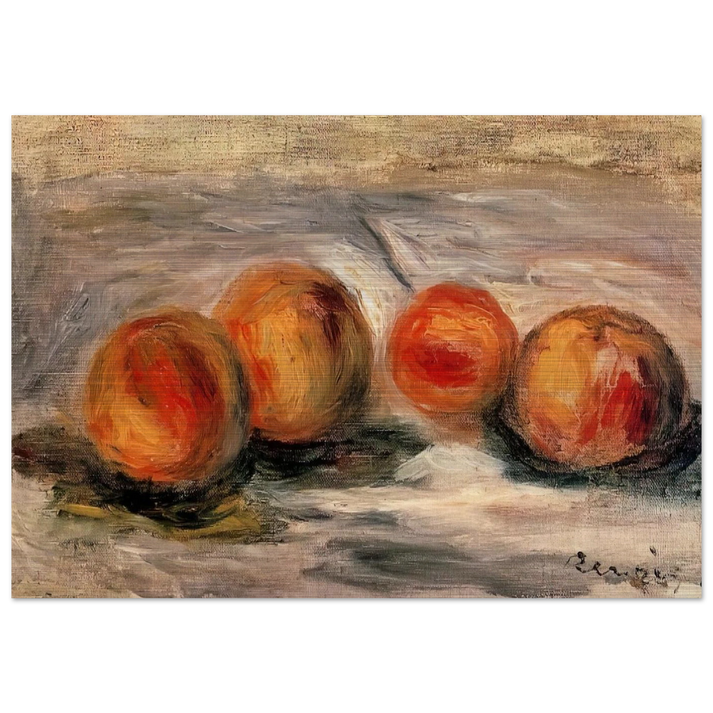 Peaches - Pierre-Auguste Renoir Brushed Aluminum Print - 70x100 cm / 28x40 inches | Pierre-Auguste Renoir Aluminum Print | Pierre-Auguste Renoir Prints