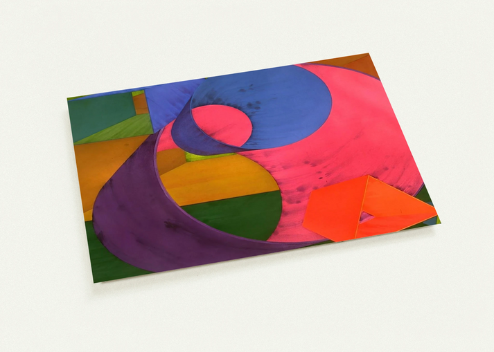 Indigo By Al Held Pack of 10 Post Cards | Al Held Post Cards | A6 (10.5 x 14.8 cm) - 4.1 x 5.8 inches