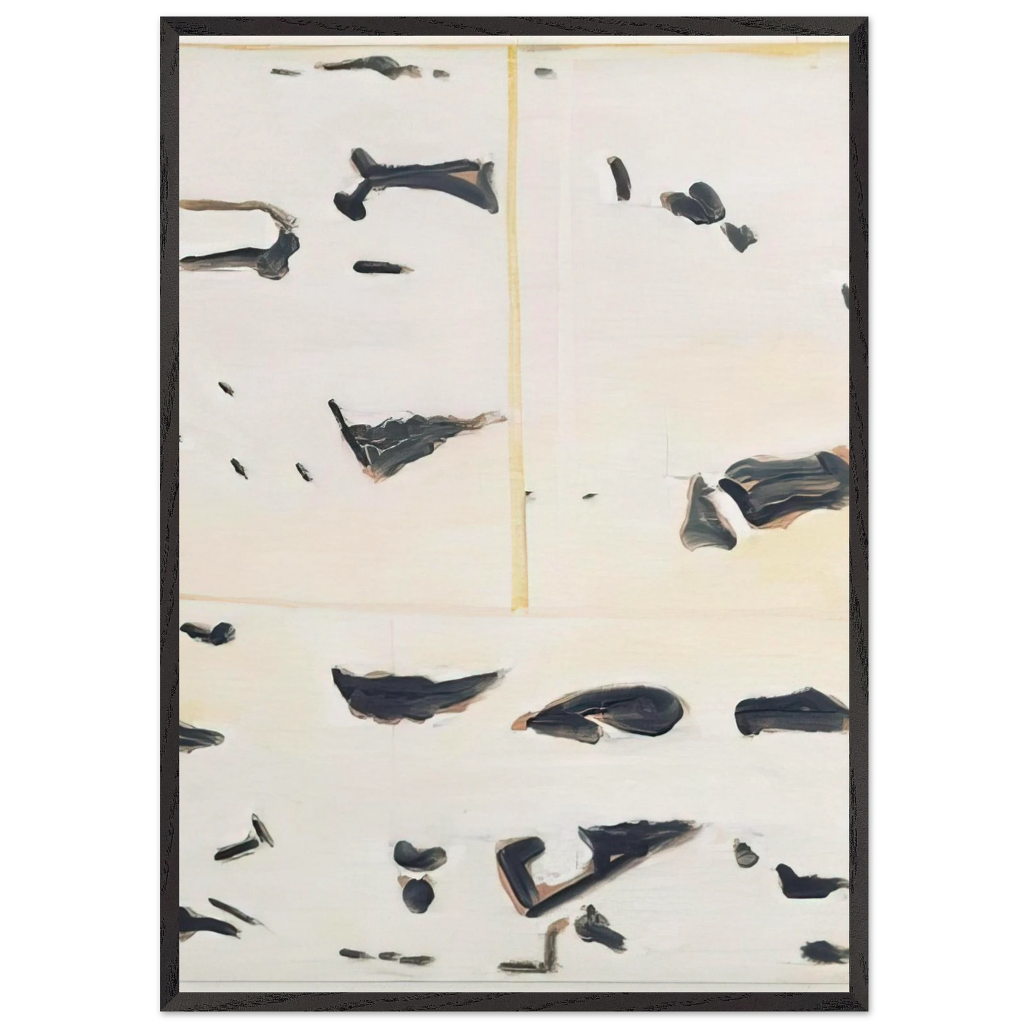 Presto - 2003 N2 - Raoul De Keyser 70x100 cm / 28x40 inches Framed Art Print – Black Wooden Frame