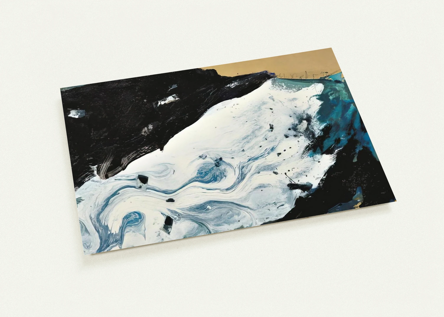 GE-21 - 1991 By Emil Schumacher Pack of 10 Post Cards | Emil Schumacher Post Cards | A6 (10.5 x 14.8 cm) - 4.1 x 5.8 inches