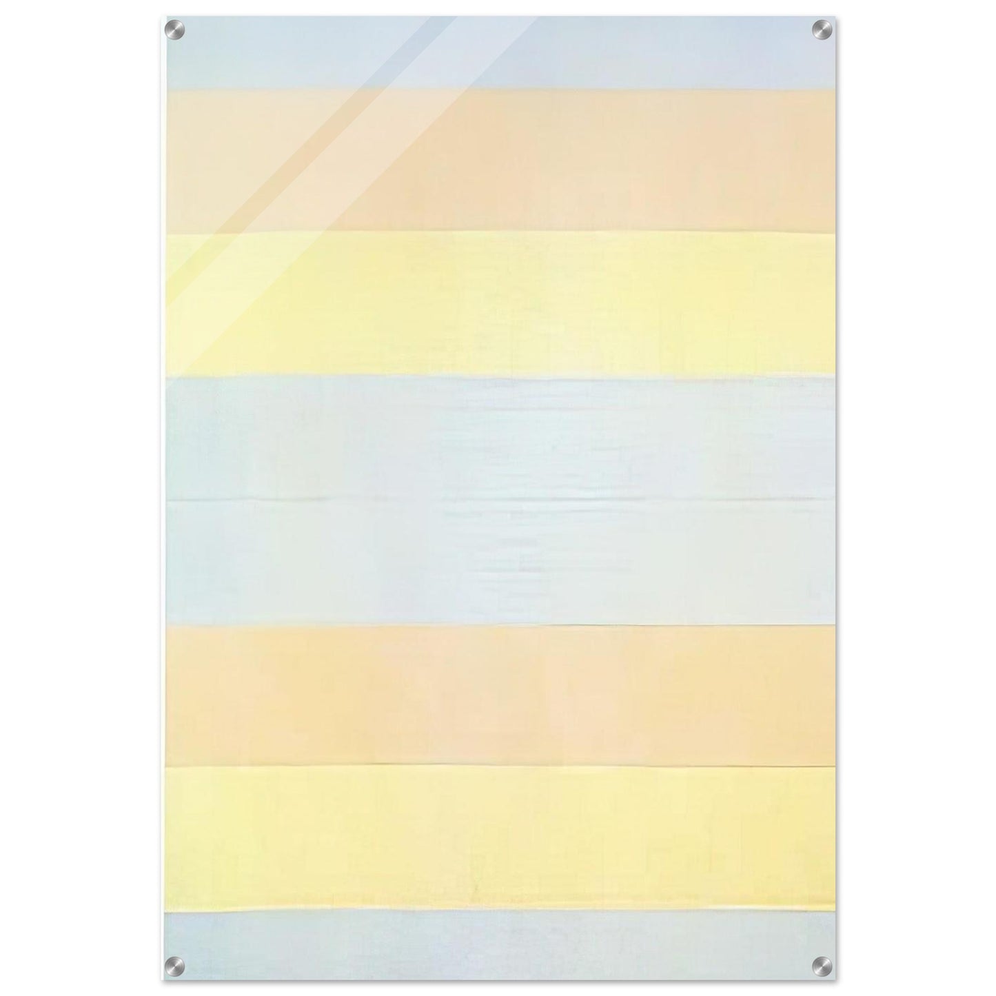 With My Back to the World - Agnes Martin Acrylic Print - 70x100 cm / 28x40″ inches