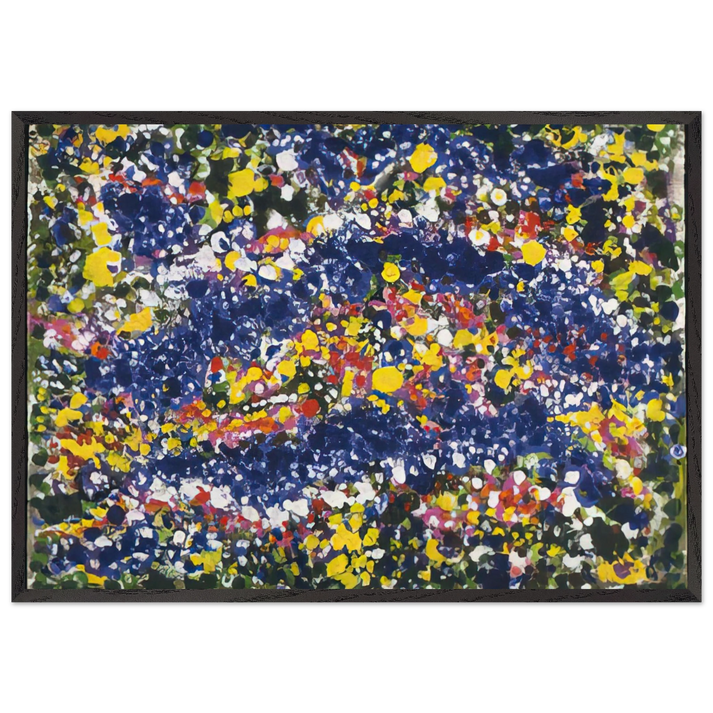 Bird in the Spring - 1992 - Richard Pousette-Dart 70x100 cm / 28x40 inches Framed Art Print – Black Wooden Frame