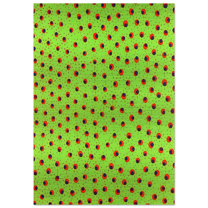 FIELDS IN SPRING 1988 - Yayoi Kusama Brushed Aluminum Print - 70x100 cm / 28x40 inches | Yayoi Kusama Aluminum Print | Yayoi Kusama Prints