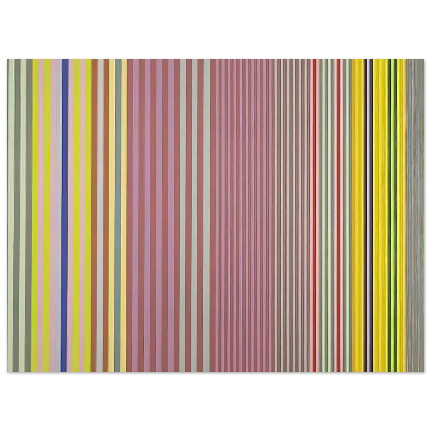 Gene Davis - Halifax - 1969 75x100 cm / 30x40inches Fine Art Poster
