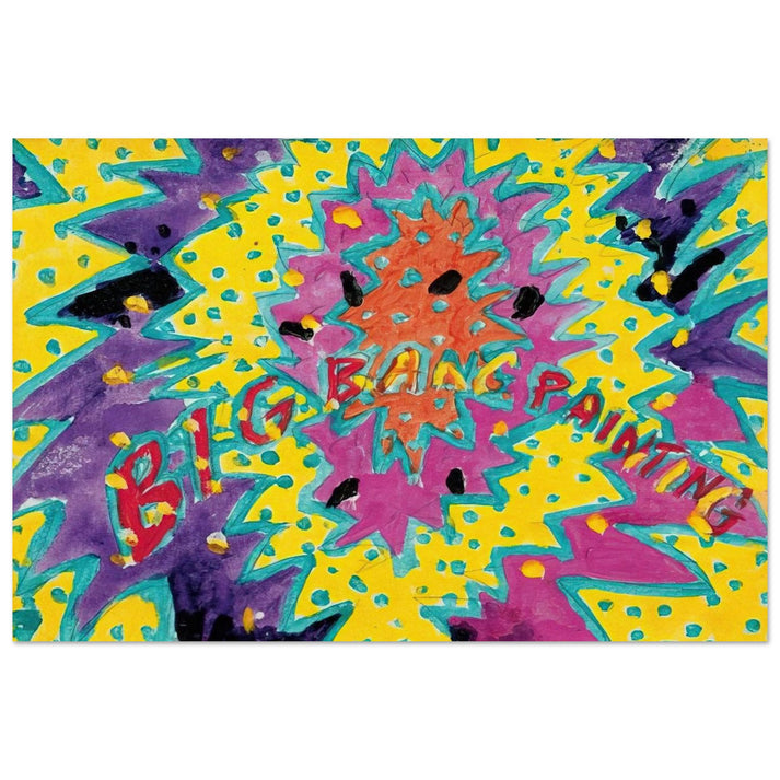 Big Bang Painting - 1988 - Paul Thek Art Prints - 100x150 cm / 40x60″ inches | Paul Thek Poster | Paul Thek Prints