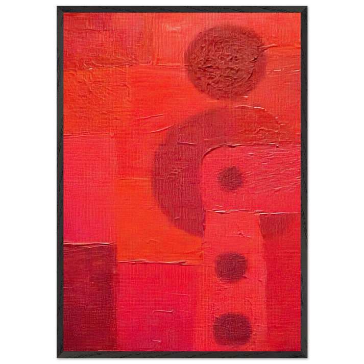 Deshabitados 101 - Pedro Coronel 70x100 cm / 28x40 inches Framed Art Print – Black Wooden Frame