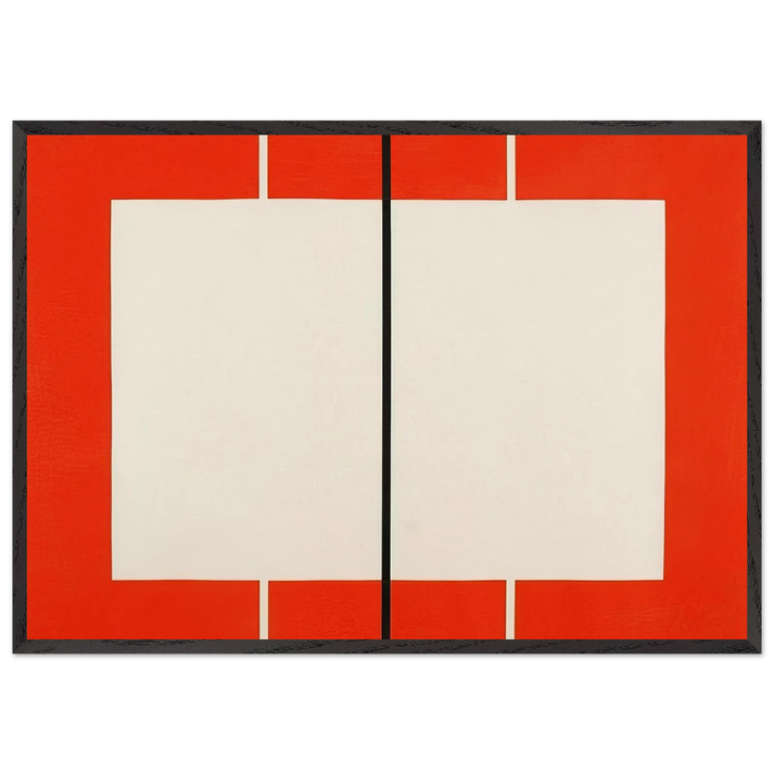 Untitled S 199 - 1990 - Donald Judd 70x100 cm / 28x40 inches Framed Art Print – Black Wooden Frame