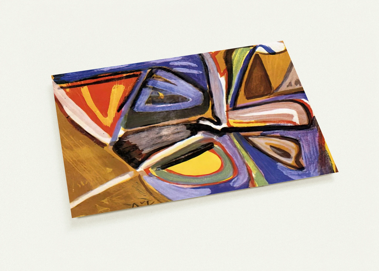 Le bonheur de Matisse - 1981 By Bram van Velde Pack of 10 Post Cards | Bram van Velde Post Cards | A6 (10.5 x 14.8 cm) - 4.1 x 5.8 inches