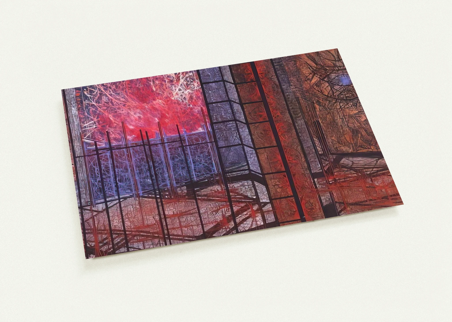 Chronicle - 1964 By Jimmy Ernst Pack of 10 Post Cards | Jimmy Ernst Post Cards | A6 (10.5 x 14.8 cm) - 4.1 x 5.8 inches