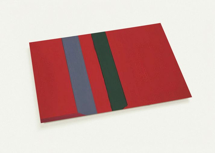 28.5.66 - 1966 By John Hoyland Pack of 10 Post Cards | John Hoyland Post Cards | A6 (10.5 x 14.8 cm) - 4.1 x 5.8 inches